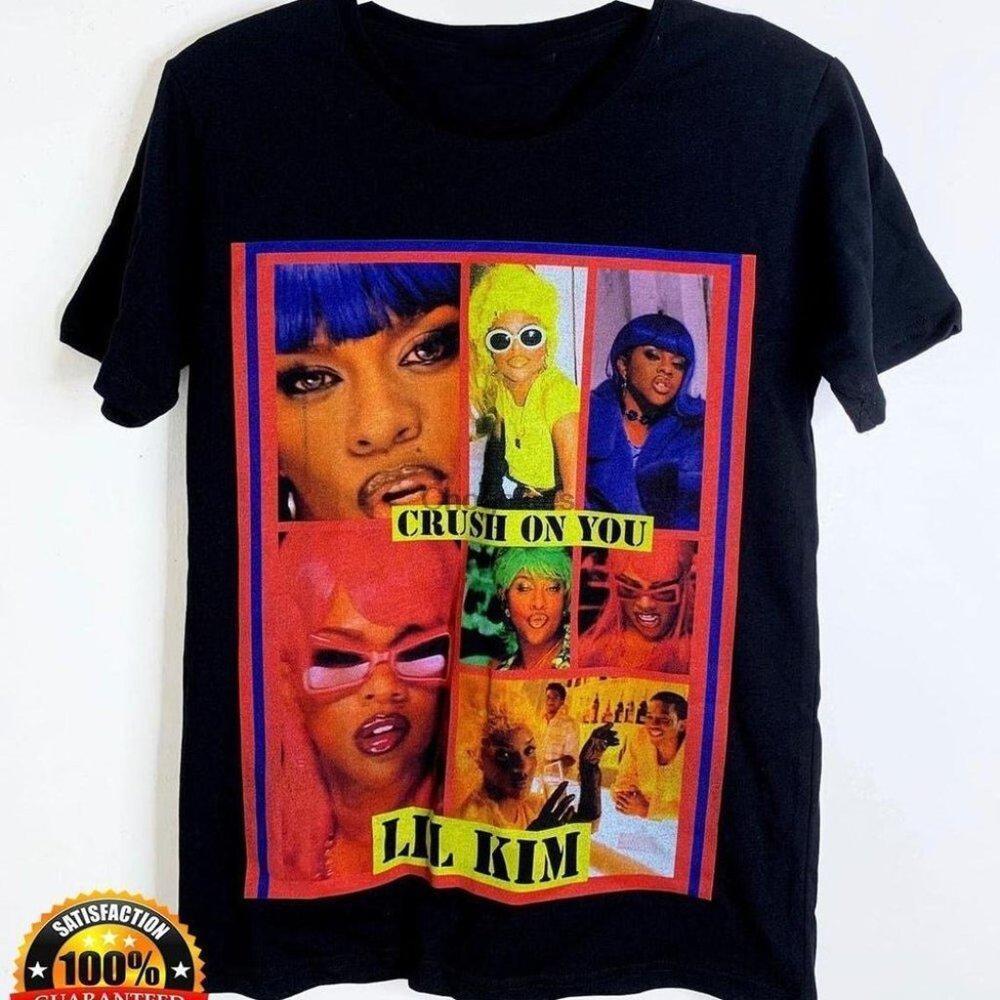 Lil Kim Crush On You Queen Bee Retro Rap Hip Hop Unisex Tshirt